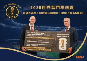 2026世界盃門票熱賣突破百萬張！開放第二輪抽籤、票價上看6萬美元