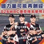 別笑他們業餘！2026WBC捷克隊名單預測，小國力量可能再創經典