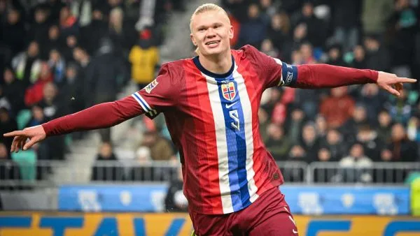 哈蘭德日前率挪威隊鎖定2026世界盃門票