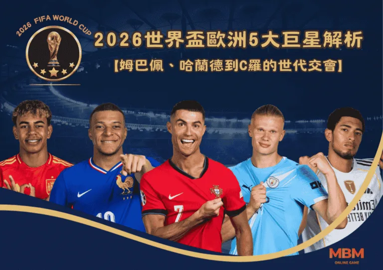 2026世界盃歐洲5大巨星解析：姆巴佩、哈蘭德到C羅的世代交會