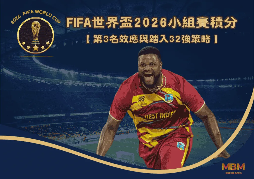 FIFA世界盃2026小組賽晉級積分:第3名效應與踏入32強策略! 1 FIFA世界盃2026小組賽晉級積分:第3名效應與踏入32強策略!