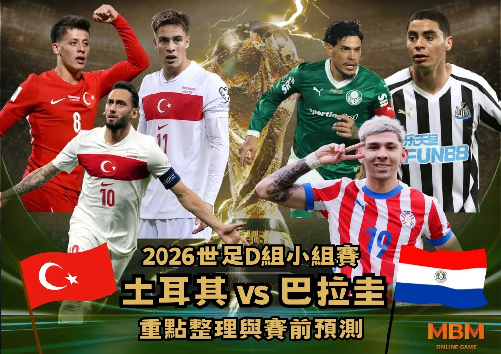 2026世足D組小組賽 土耳其VS巴拉圭 重點整理與賽前預測 1 2026世足D組小組賽 土耳其VS巴拉圭 重點整理與賽前預測