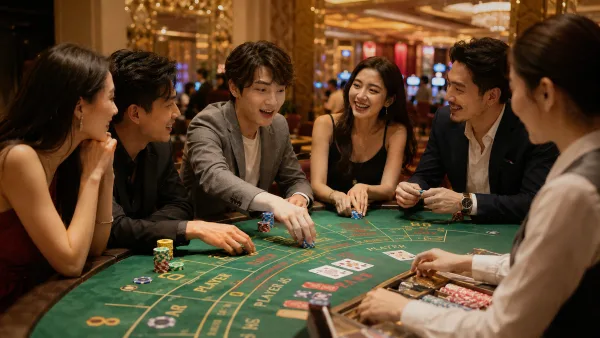 百家樂適合新手嗎?與其他經典賭場遊戲深度對比 2 新手開心玩百家樂 示意圖