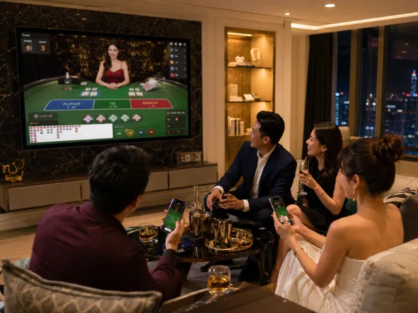 百家樂多桌介面真有用?同時多局遊玩的優劣勢分析 3 眾多玩家一起遊玩線上百家樂